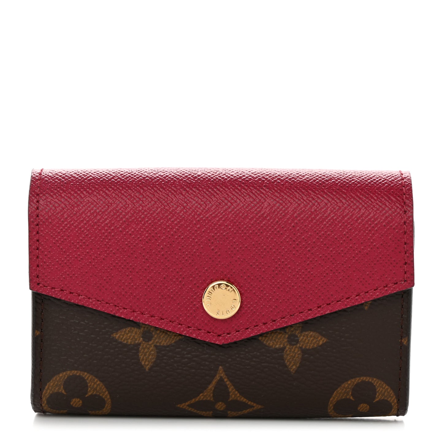LOUIS VUITTON Monogram Sarah Multicartes Fuchsia