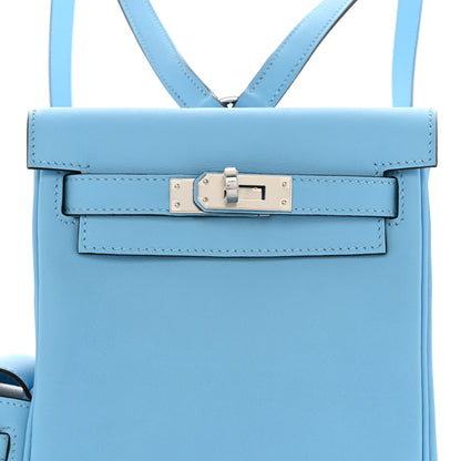 Hermes Swift Kelly Jump Backpack Celeste 9 of 12