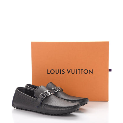 Louis Vuitton Mens Taiga Hockenheim Moccasin Loafers 8 Ardoise 9 of 9