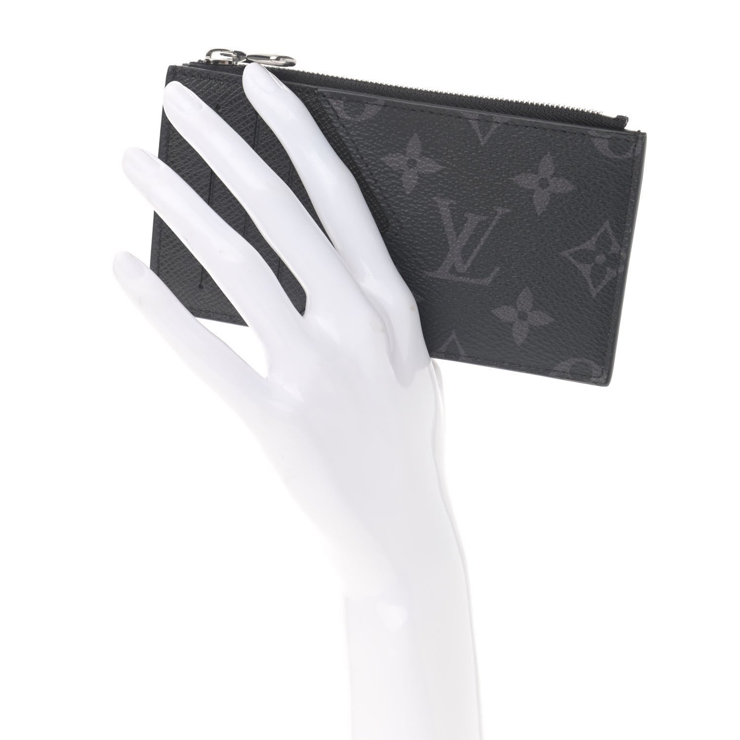 Louis Vuitton Taigarama Coin Card Holder Black 2 of 7