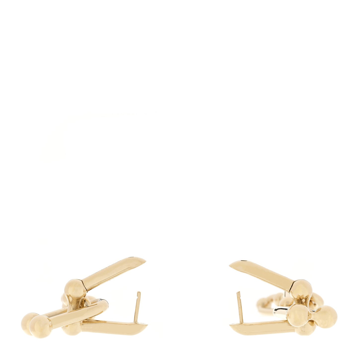 18K Yellow Gold HardWear Graduated Link Earrings