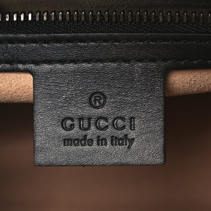 Gucci Calfskin Sylvie Web Small Queen Margaret Top Handle Bag Black 6 of 12