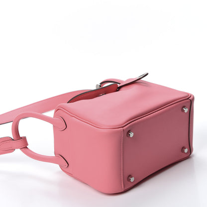 Hermes Swift Mini Lindy 20 Rose Ete 3 of 9