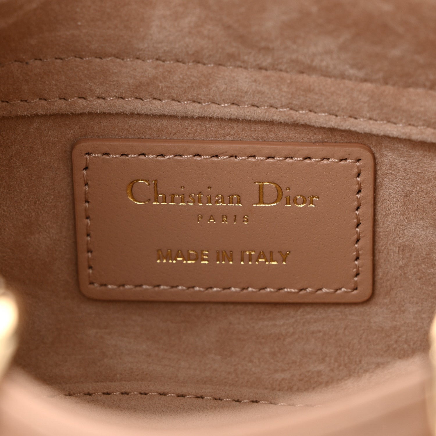 Christian Dior Lambskin Cannage Micro Lady D-Joy Rose Des Vents 6 of 11