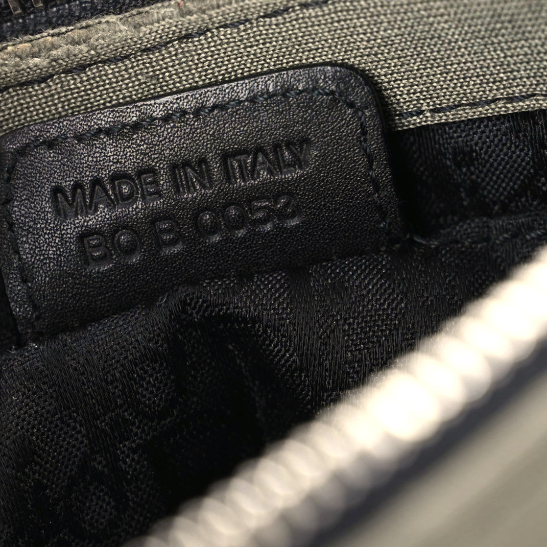 Silk Jersey Crystal Hardcore Shoulder Bag Grey Black