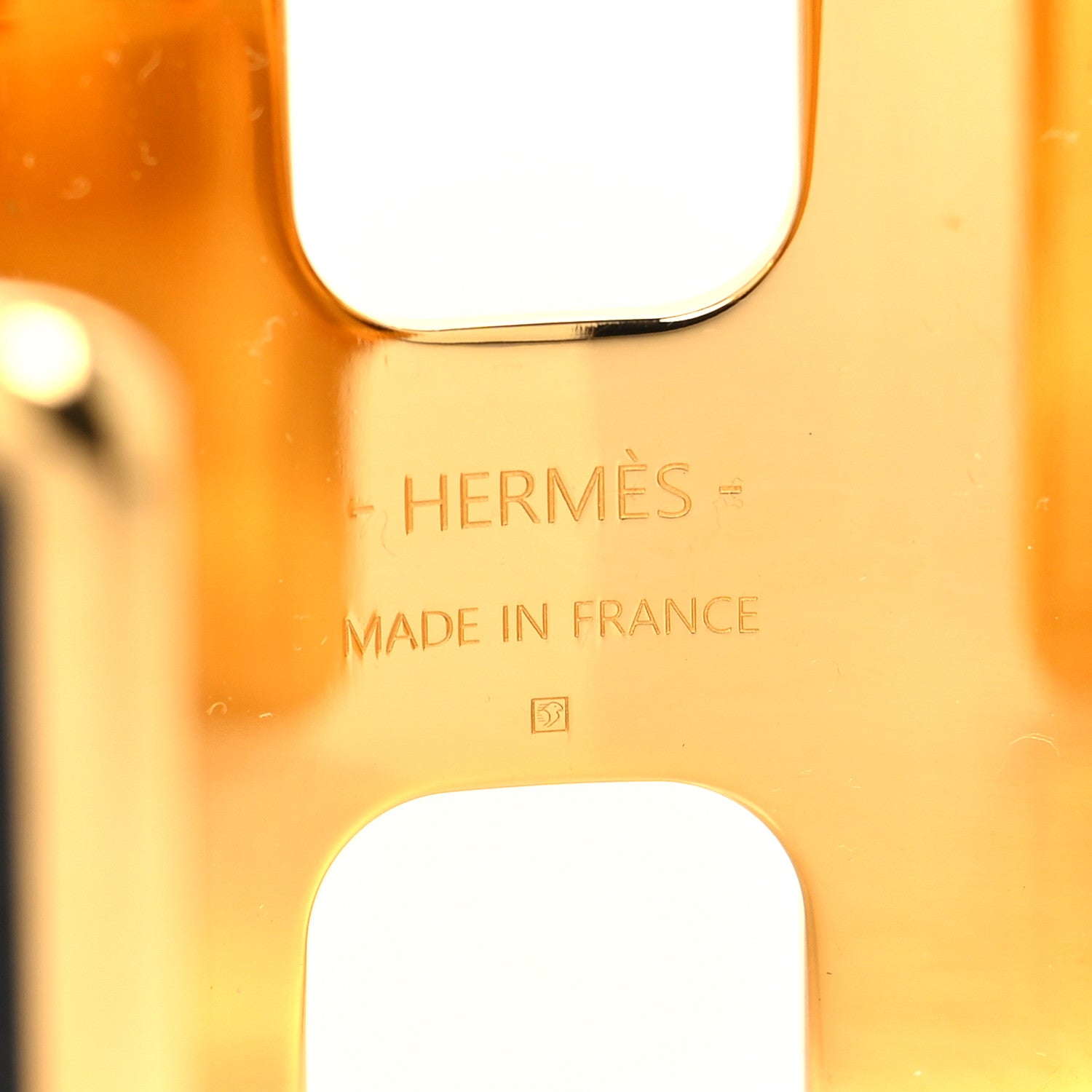 Hermes Epsom Olympe Cuff Bracelet Black 4 of 4