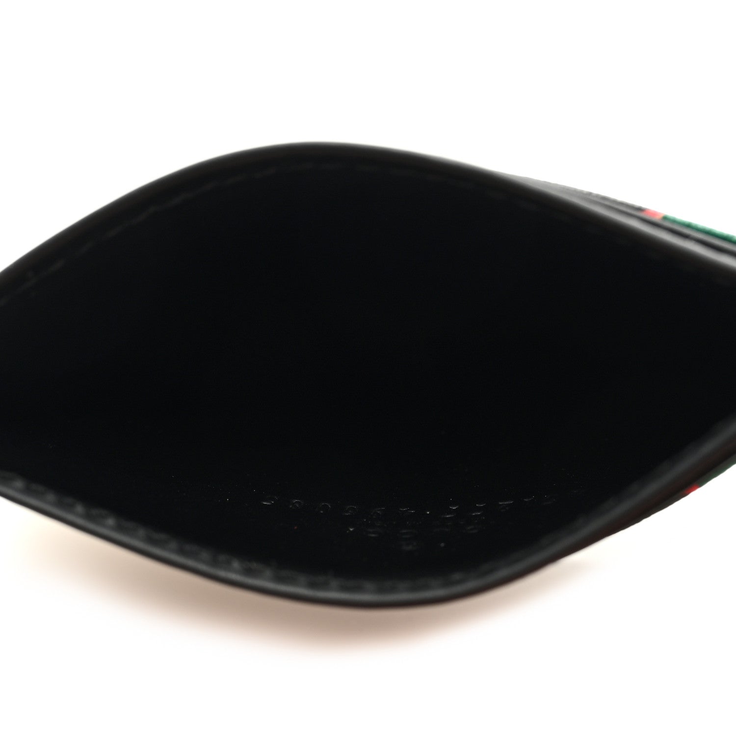 Gucci GG Supreme Monogram Bee Multicolor Appia Calfskin Card Holder Black Multicolor 4 of 6