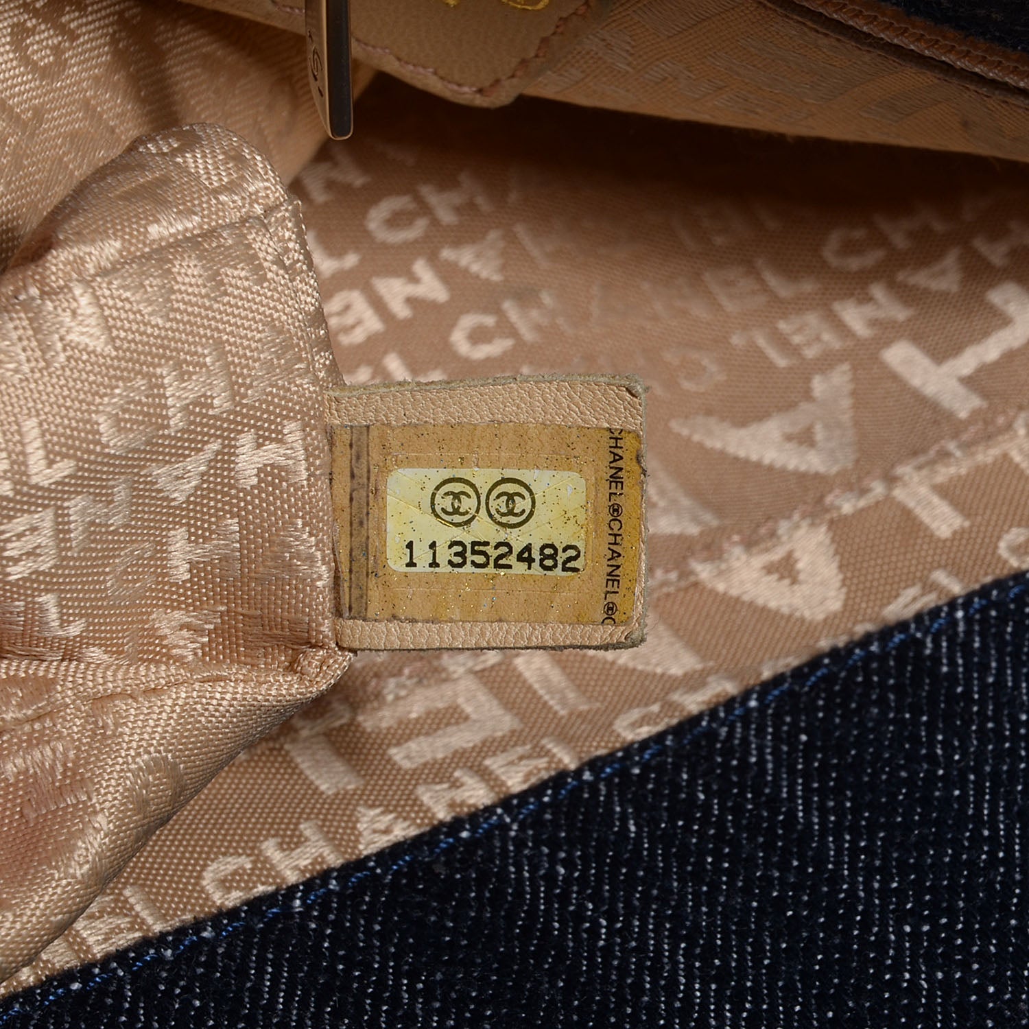 Chanel Denim XL Coco Cabas Tote Blue 8 of 10