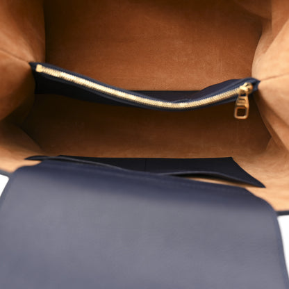 Louis Vuitton Taurillon Capucines MM Indigo 6 of 10