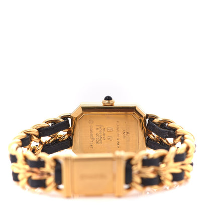 Chanel Stainless Steel Lambskin 20mm Chain Premiere Quartz Watch Gold S 5 of 7