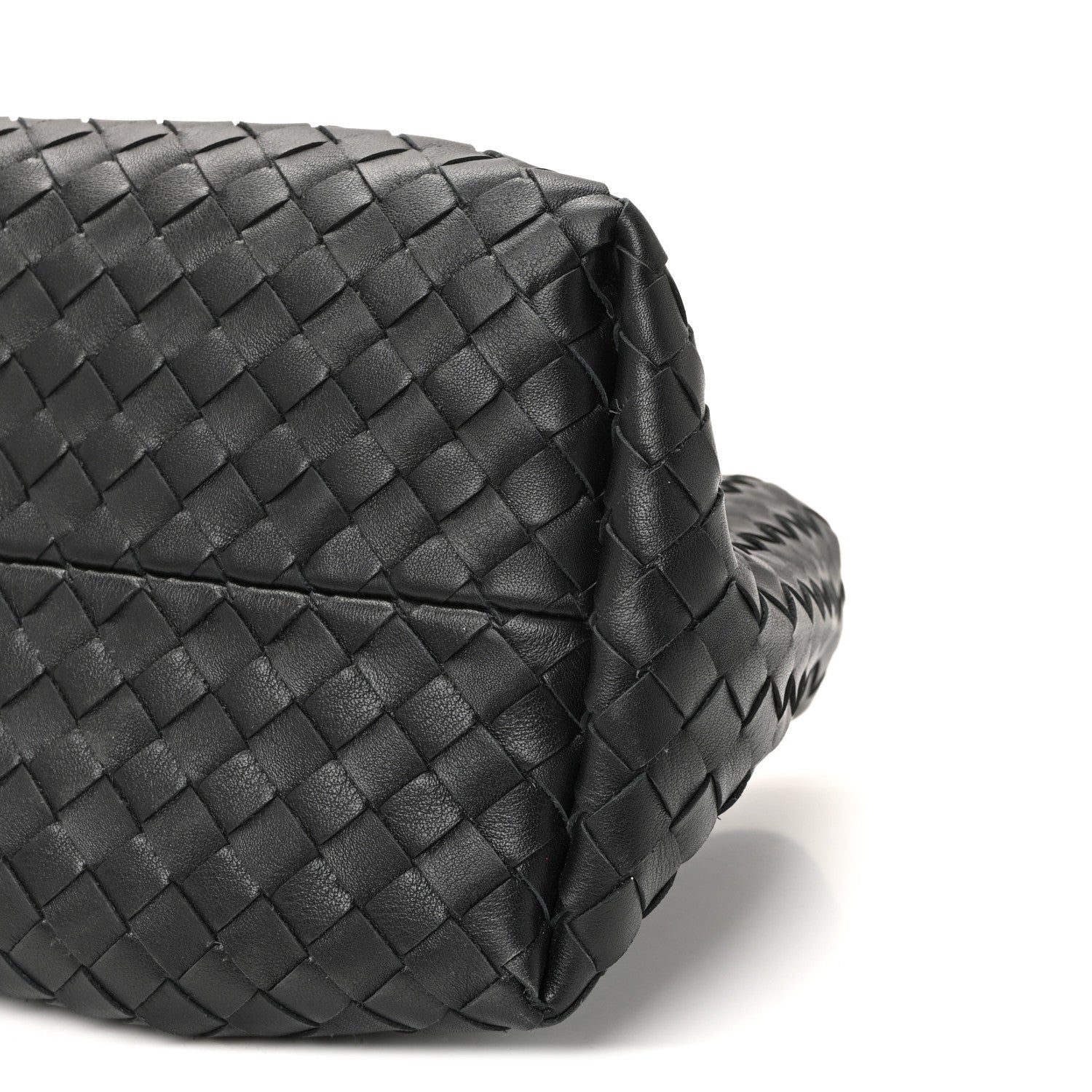 Bottega Veneta Calfskin Intrecciato Small Pinacoteca Tote Black Fondant 17 of 17