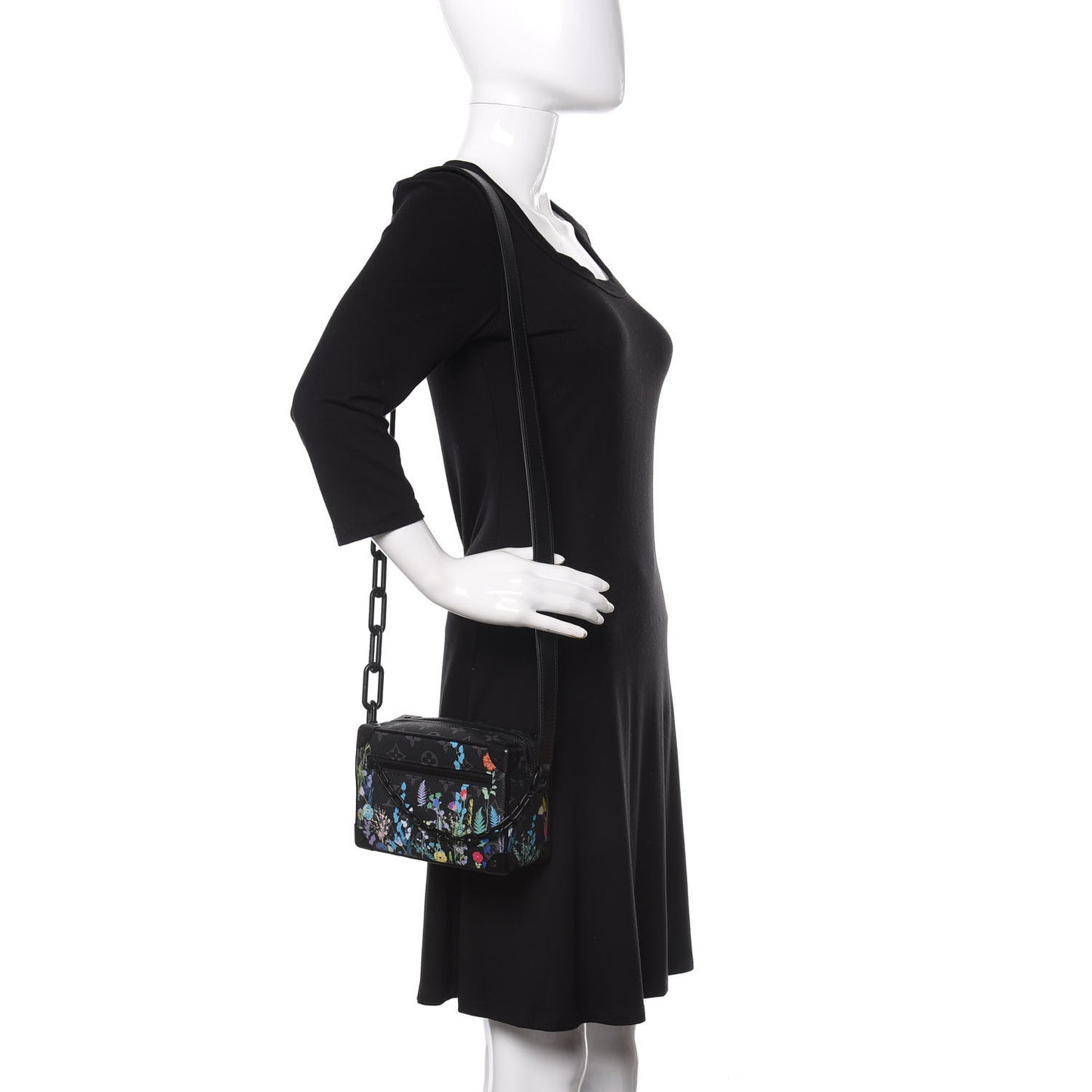 Monogram Eclipse Flower Print Mini Soft Trunk