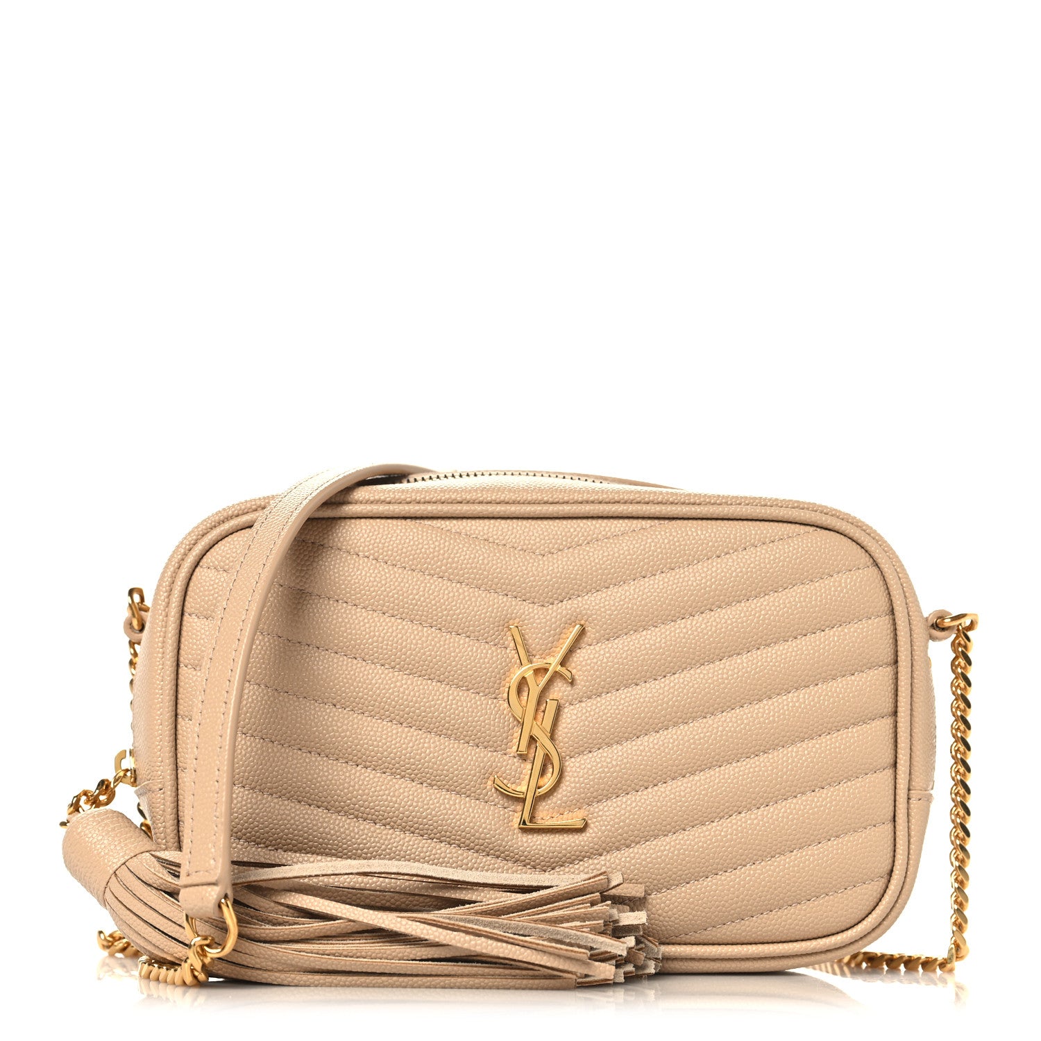 Saint Laurent Grain De Poudre Matelasse Monogram Mini Lou Camera Bag New Powder 1 of 10