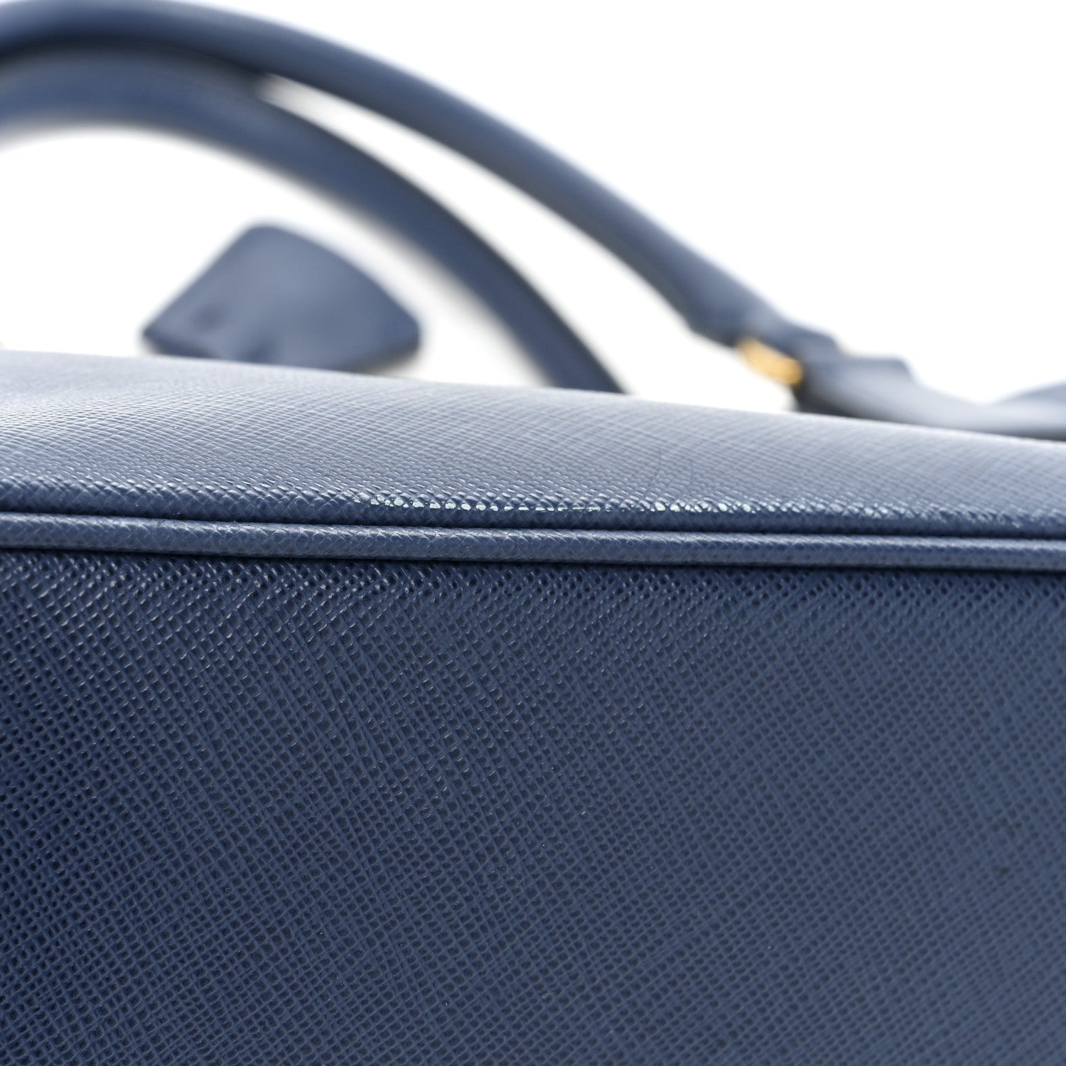 Prada Saffiano Lux Large Tote Bluette 14 of 15