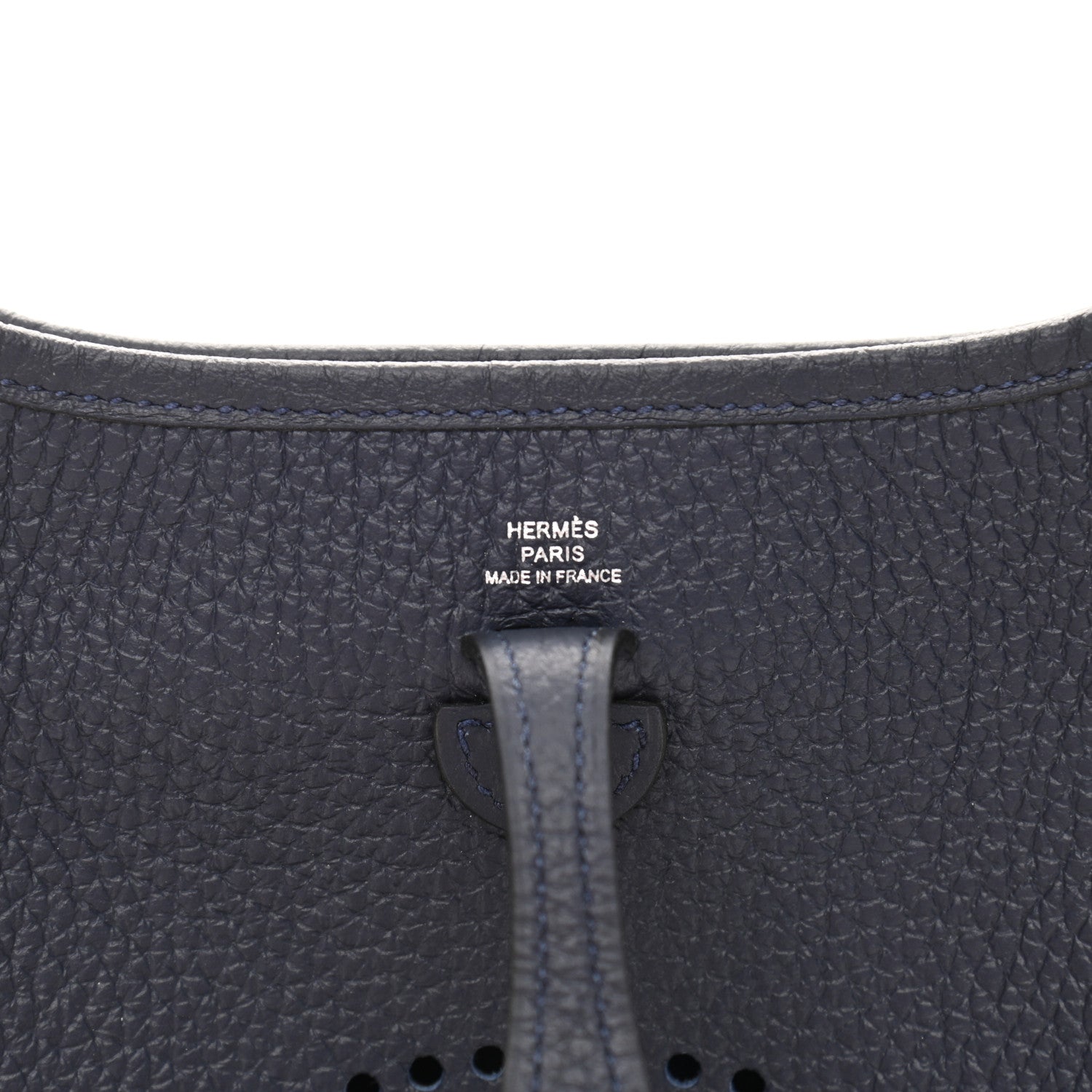 Hermes Taurillon Clemence Amazone Evelyne TPM Bleu Nuit Bleu Indigo 7 of 11