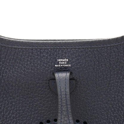 Hermes Taurillon Clemence Amazone Evelyne TPM Bleu Nuit Bleu Indigo 7 of 11
