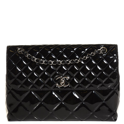 Chanel Vinyl Quilted In the Business Flap Bag Black 1 of 9