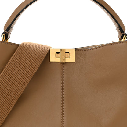 Fendi Vitello Seta Century Medium Peekaboo Mandorlo 7 of 11
