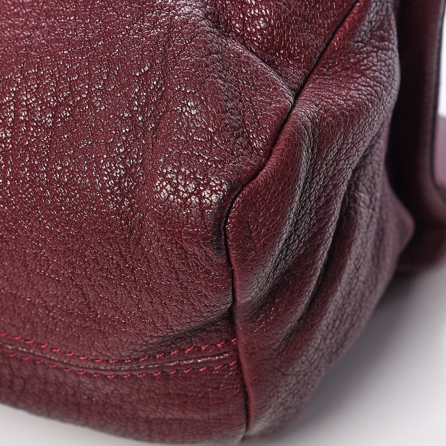 Sugar Goatskin Pandora Wristlet Oxblood