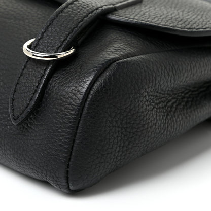 Burberry Soft Grain Calfskin Baby Bridle Saddle Bag Black 9 of 13