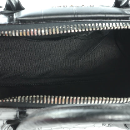Givenchy Calfskin Crocodile Embossed Small Antigona Black 5 of 7