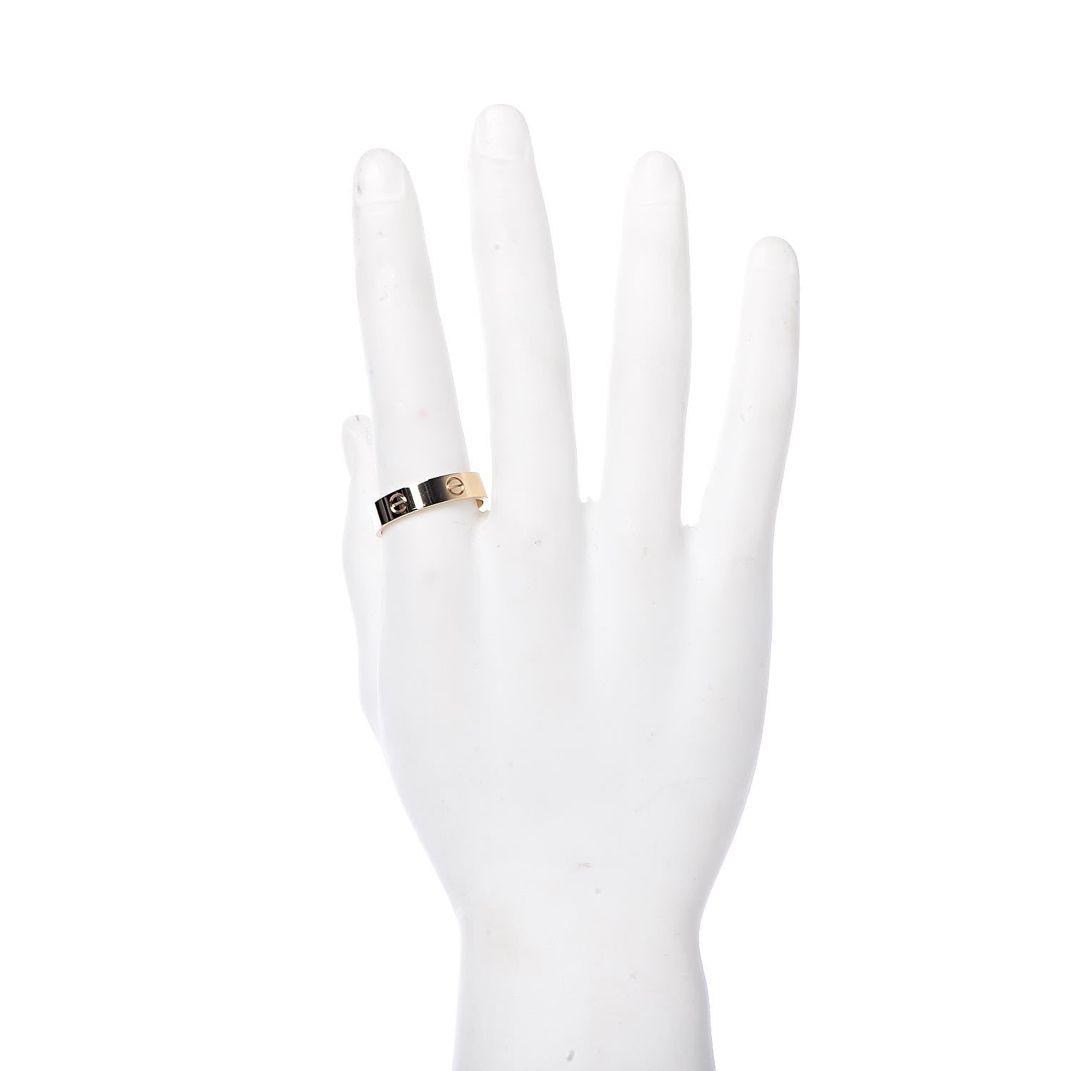 Cartier 18K Yellow Gold 5.5mm LOVE Band Ring 68 12.25 2 of 5