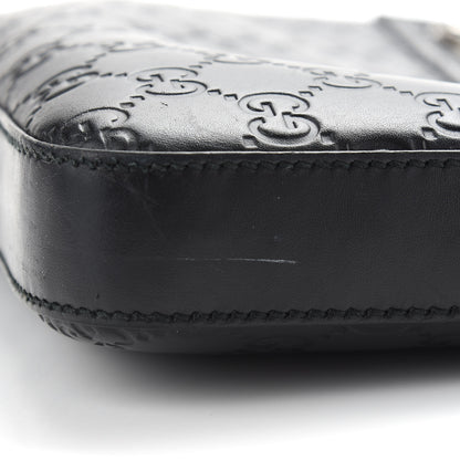 Gucci Guccissima Signature Small Messenger Bag Black 10 of 10