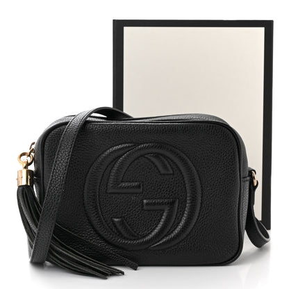 Gucci Pebbled Calfskin Small Soho Disco Bag Black 11 of 11