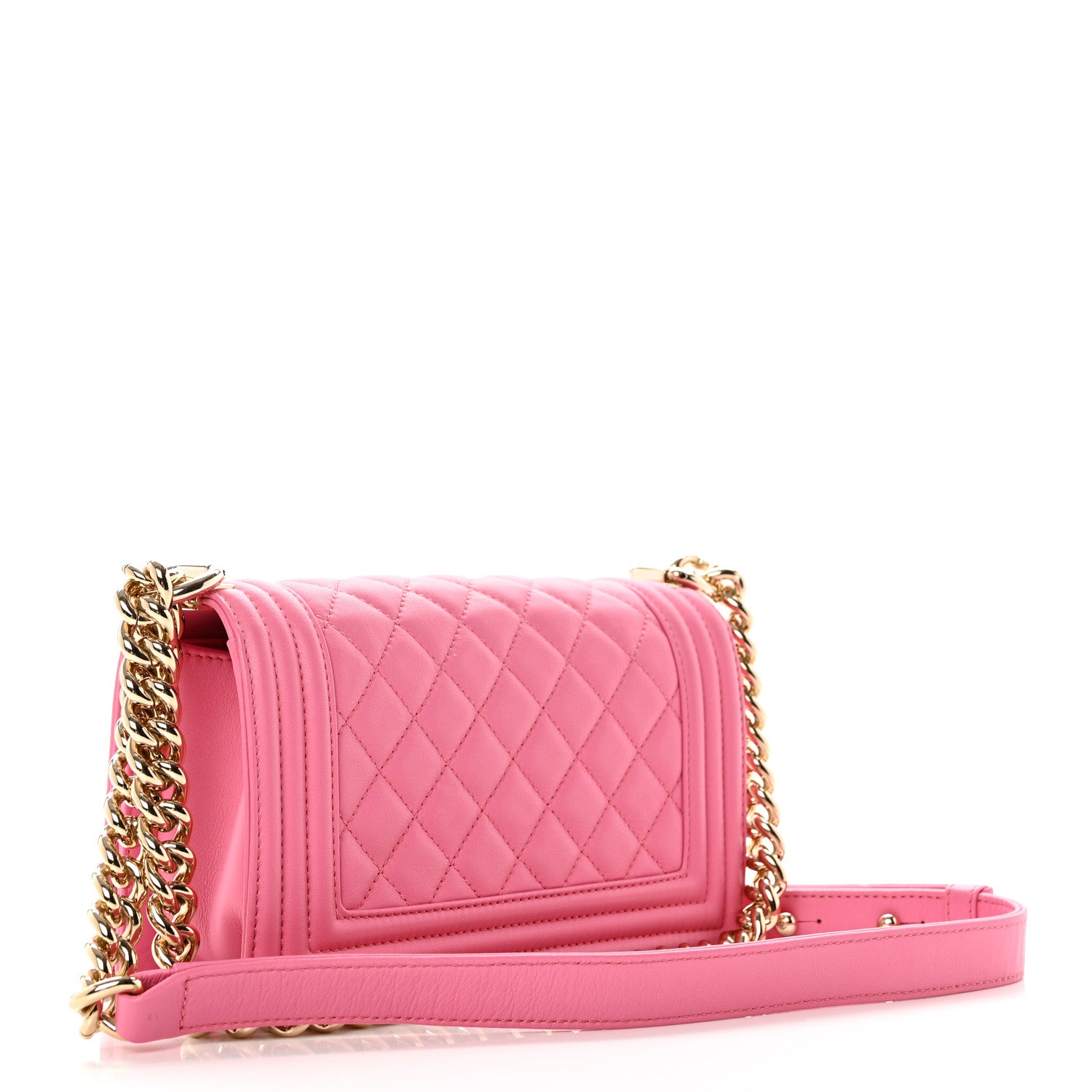 Chanel Calfskin Quilted Small Boy Flap Pink 3 of 9