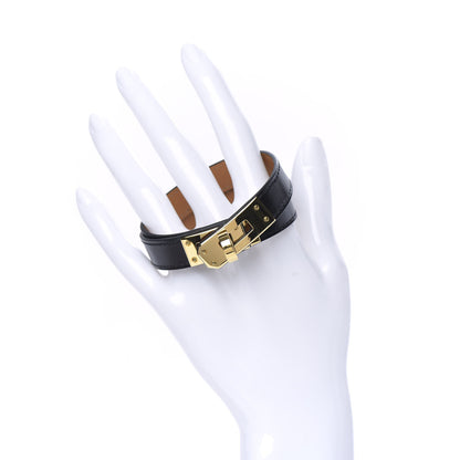 Hermes Box Kelly Double Tour Bracelet M Black 2 of 7