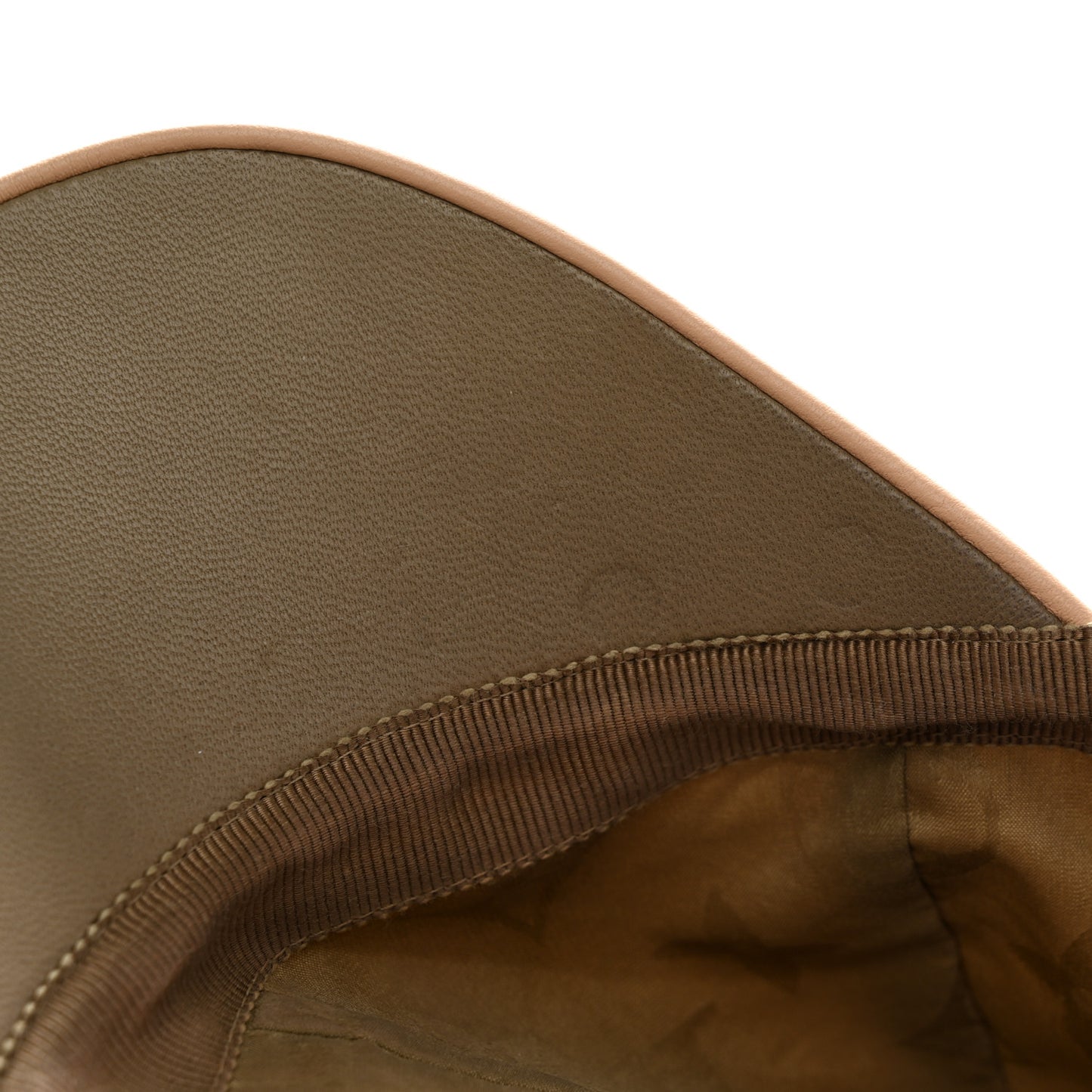 Polyester Silk Monogram LV Get Ready Cap M Beige