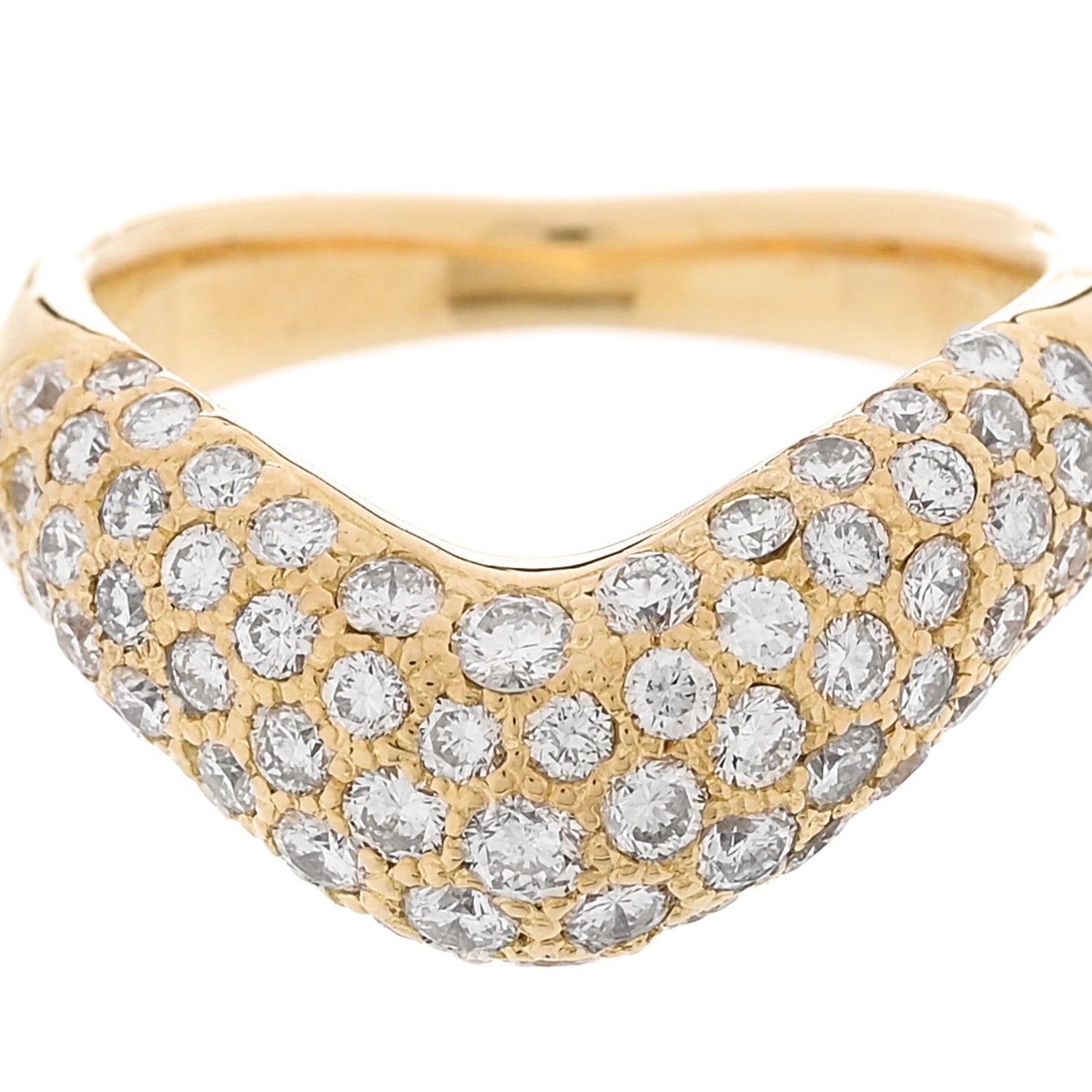 Parker & West by FASHIONPHILE 18K Yellow Gold Diamond 1.23ctw Ring 50 5.5 7 of 9