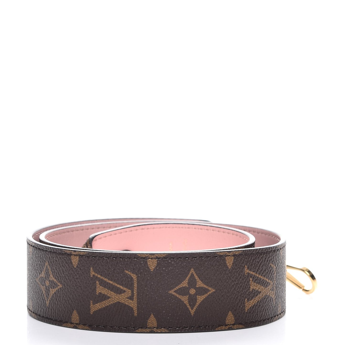 Monogram Bandouliere Shoulder Strap Rose Poudre