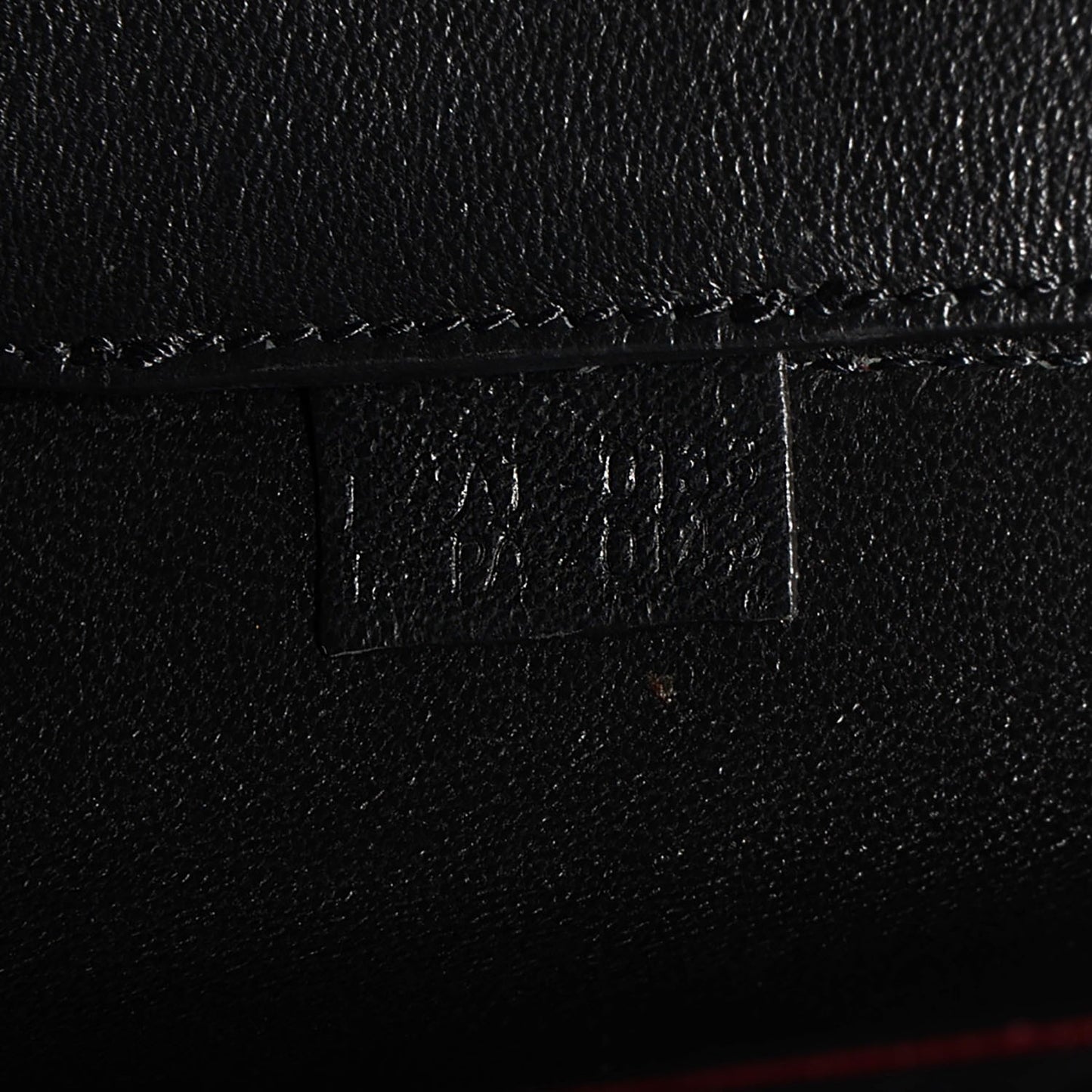 Grained Calfskin Medium Edge Shoulder Bag Burgundy