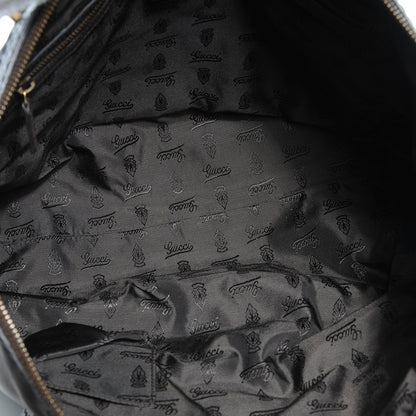 Gucci Leather Babouska Tote Brown 5 of 7