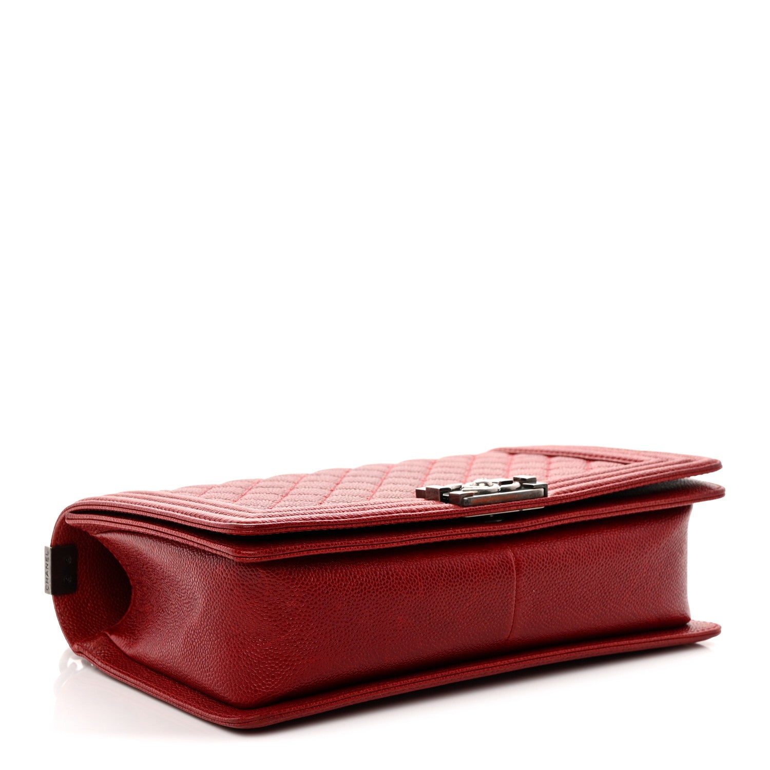 Chanel Caviar Quilted New Medium Boy Flap Dark Red 4 of 11