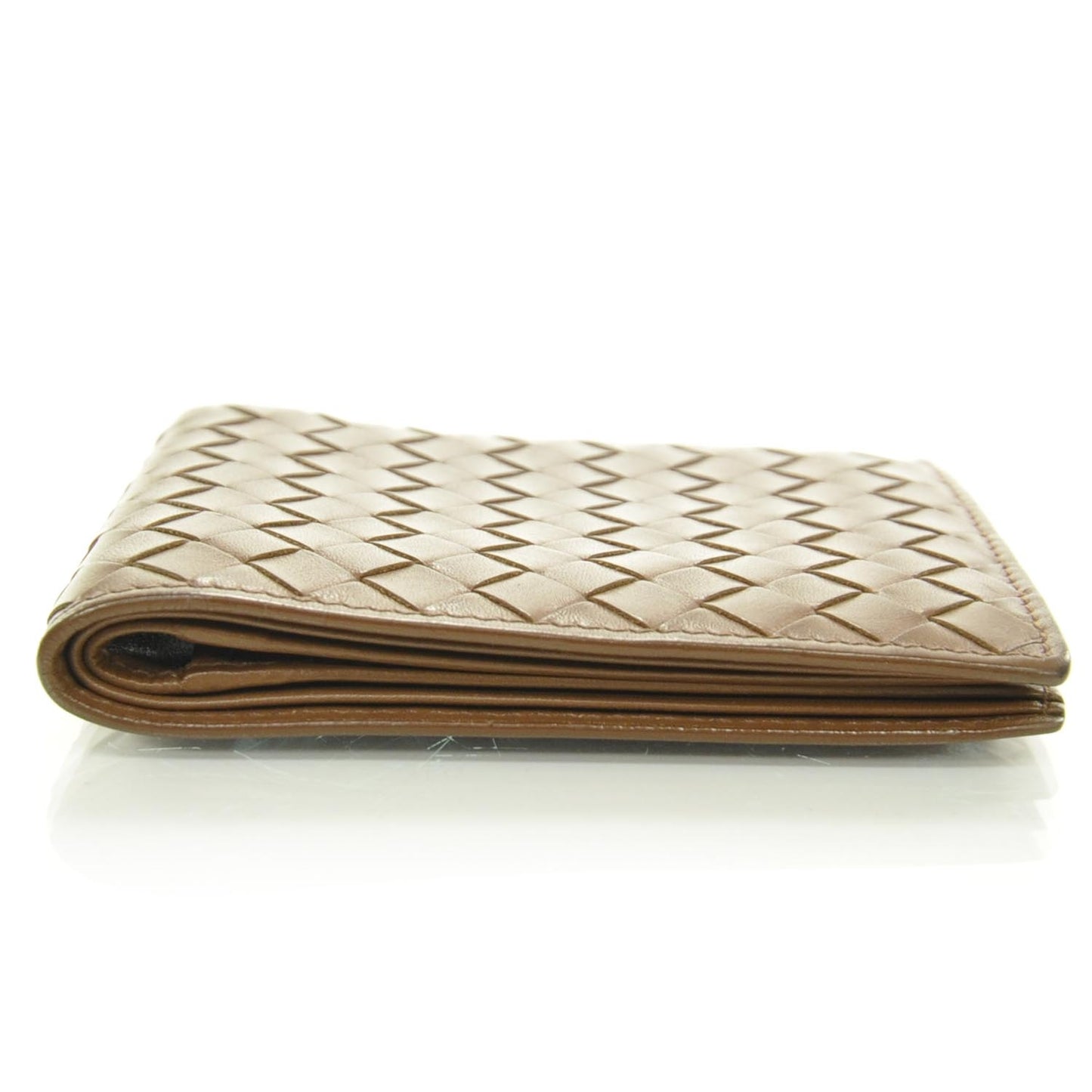 Nappa Intrecciato VN Wallet Noce
