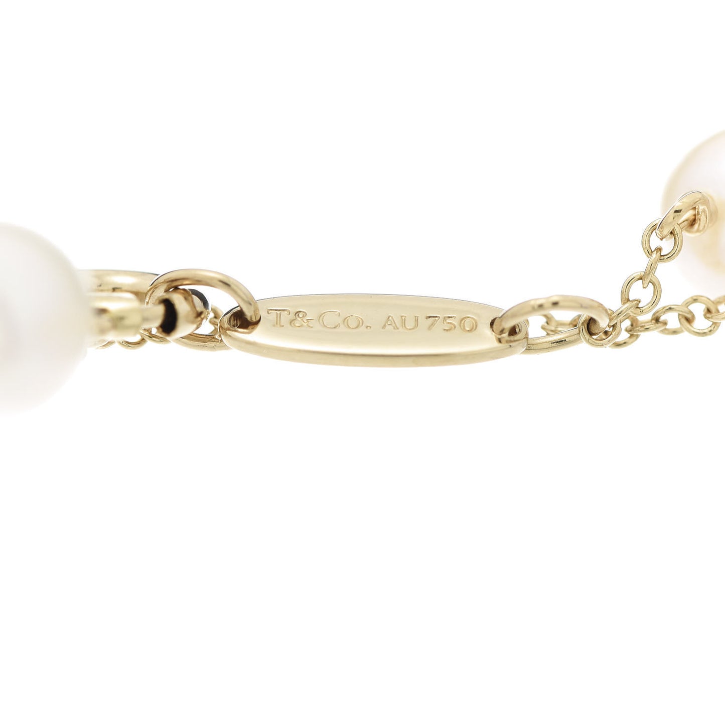 18K Yellow Gold Pearl 6-6.5mm Elsa Peretti Pearls By The Yard Bracelet