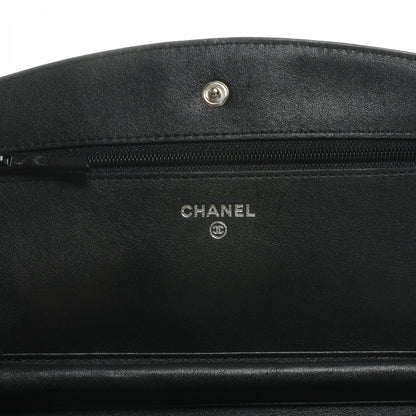 Chanel Caviar CC Wallet on Chain Black 5 of 7