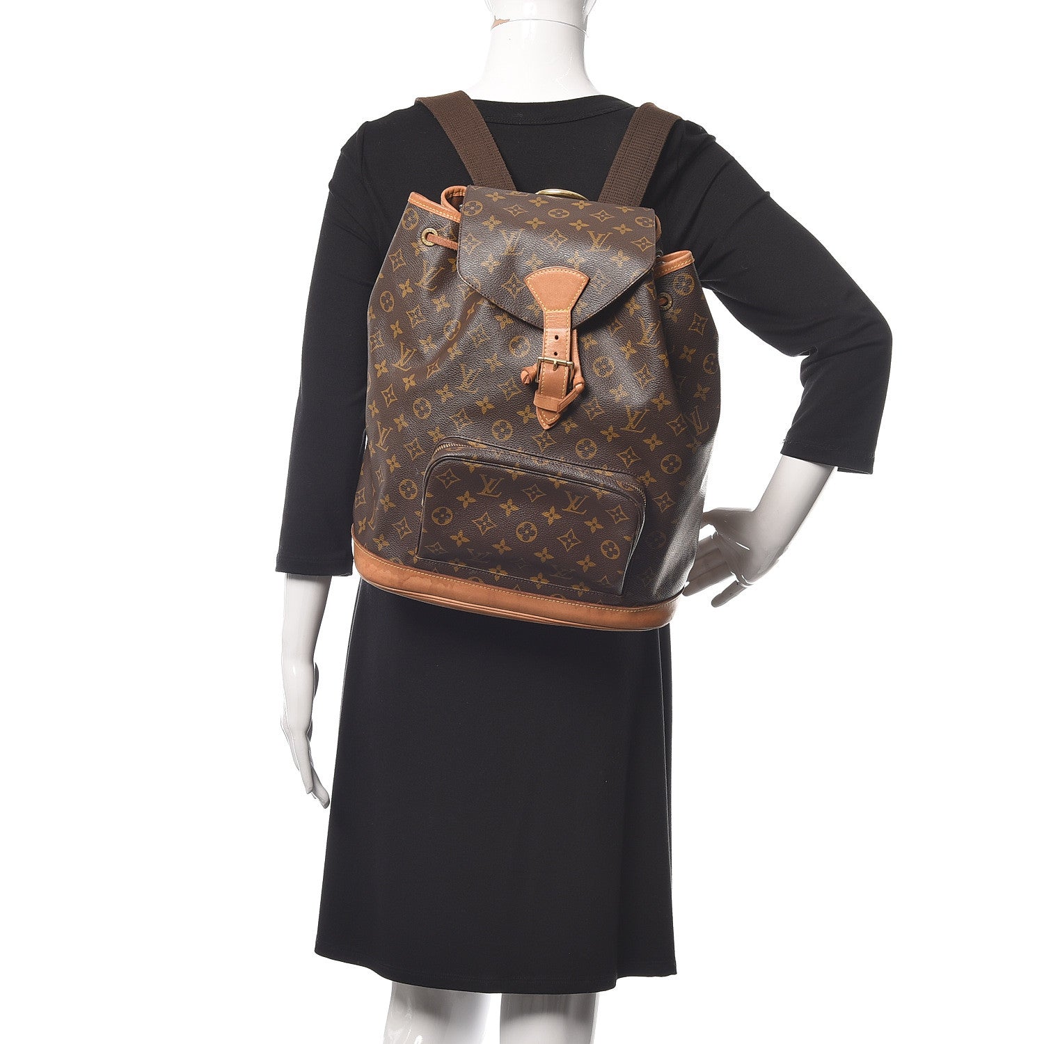 Louis Vuitton Monogram Montsouris GM Backpack 2 of 12