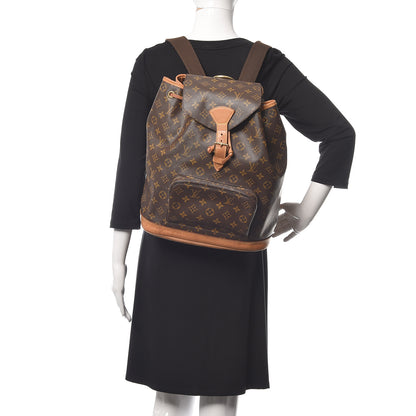 Louis Vuitton Monogram Montsouris GM Backpack 2 of 12