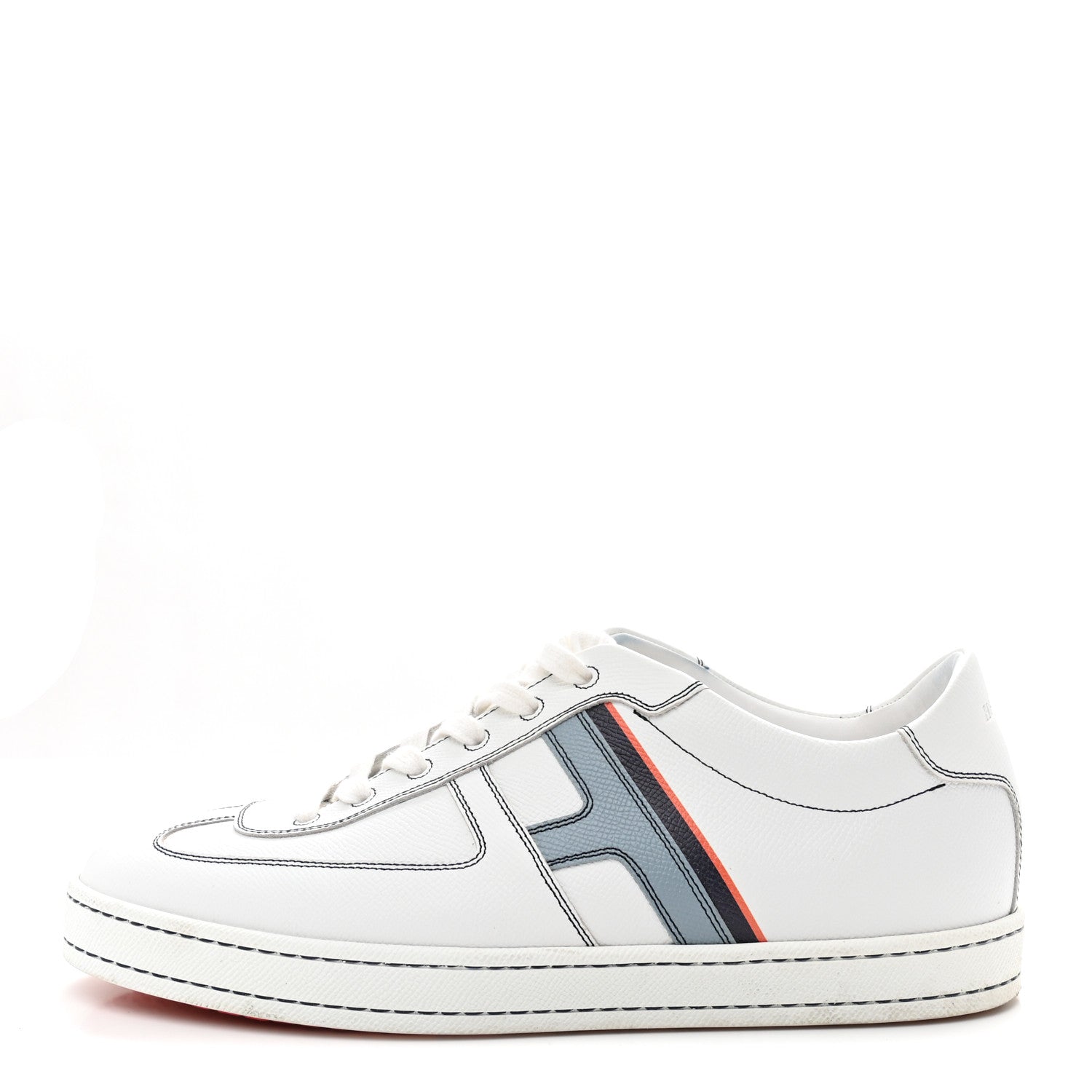 Hermes Epsom Mens Boomerang Sneakers 43 White 1 of 11