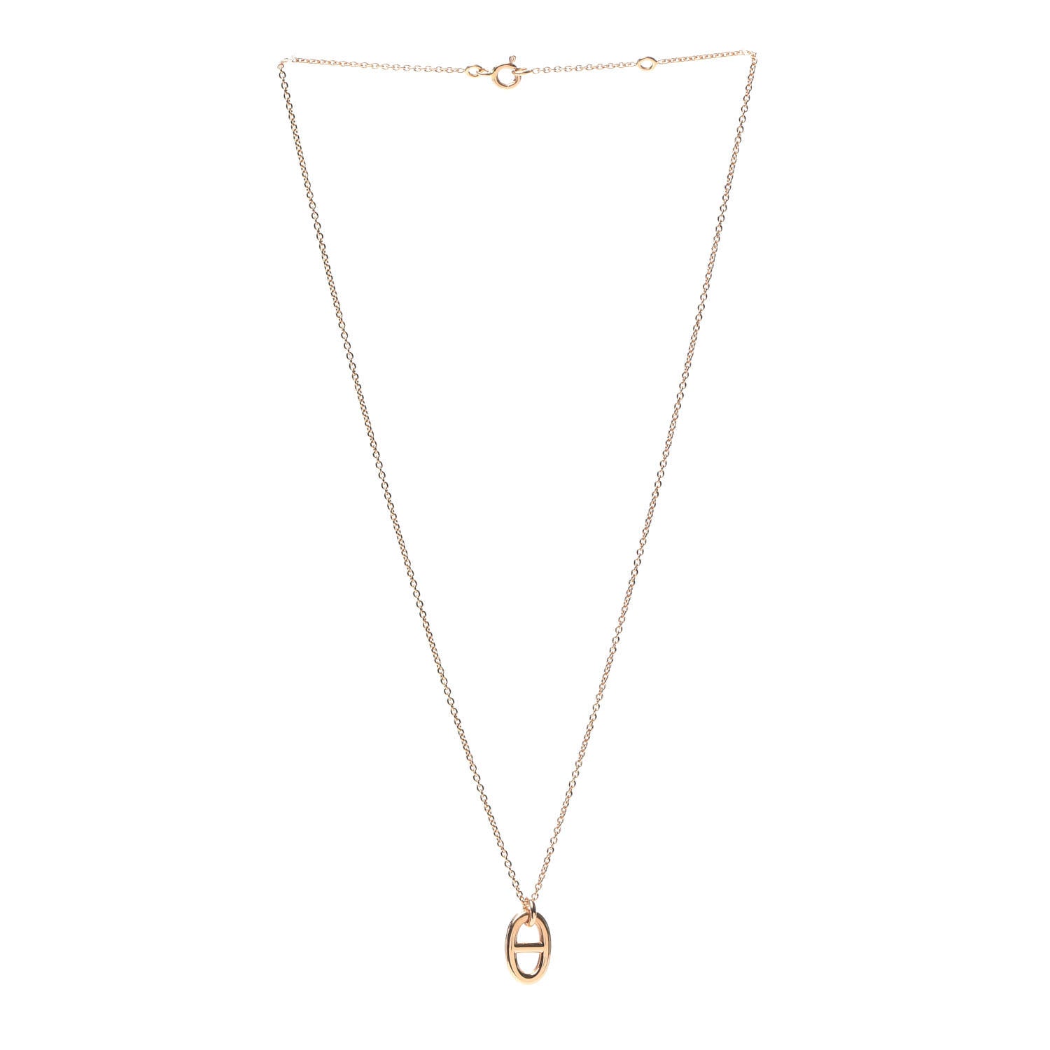 Hermes 18K Rose Gold PM Farandole Pendant Necklace 3 of 5
