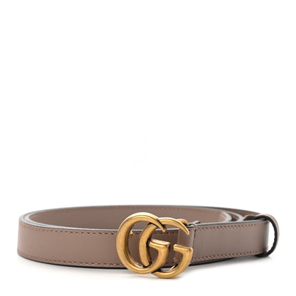 Gucci Calfskin Double G 20mm Belt 90 36 Porcelain Rose 1 of 5
