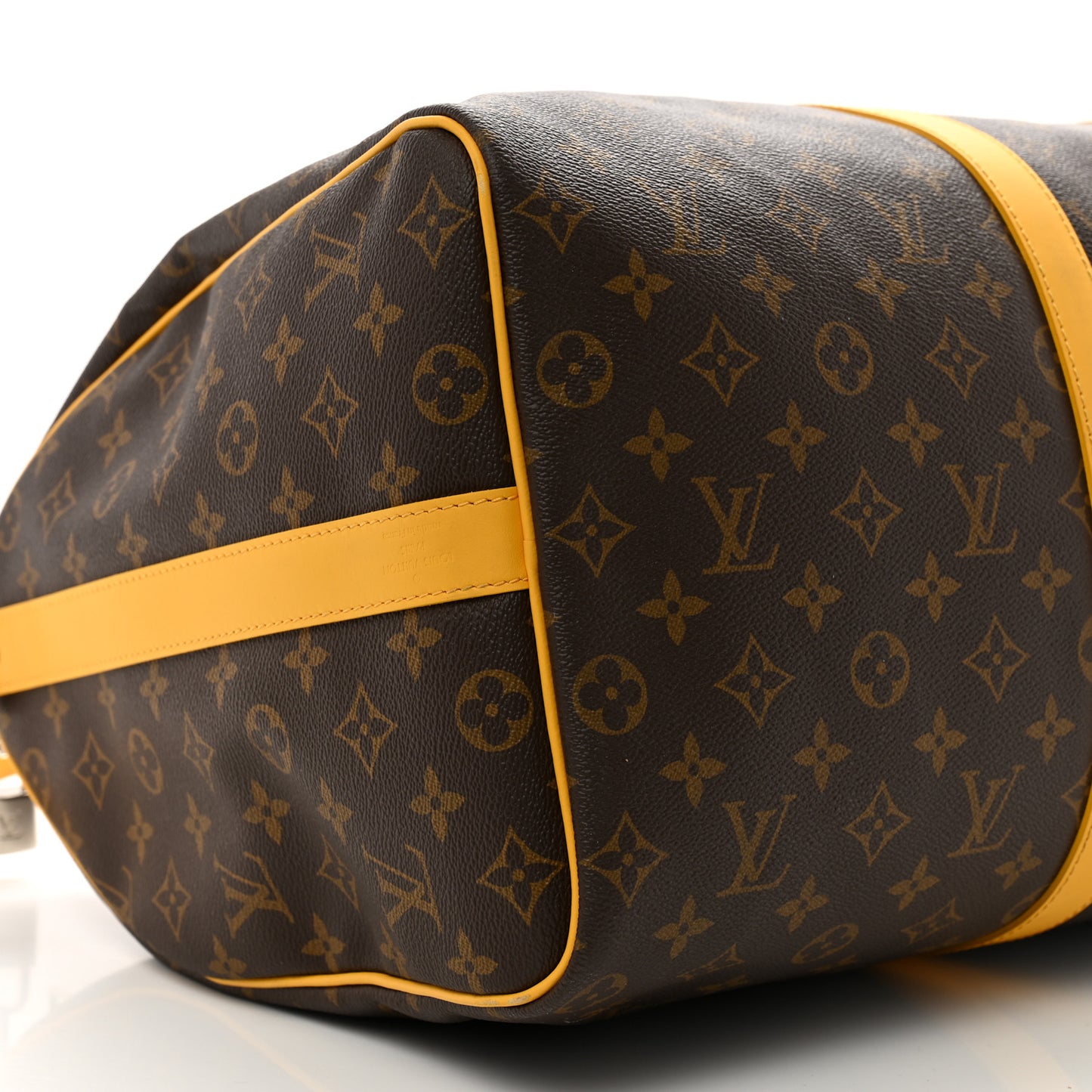 Monogram Keepall Bandouliere 50 Jaune Mat