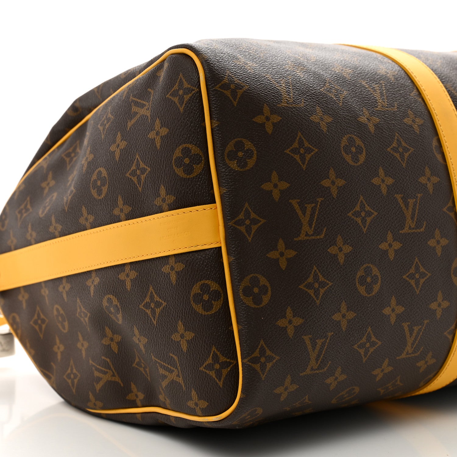 Louis Vuitton Monogram Keepall Bandouliere 50 Jaune Mat 7 of 12