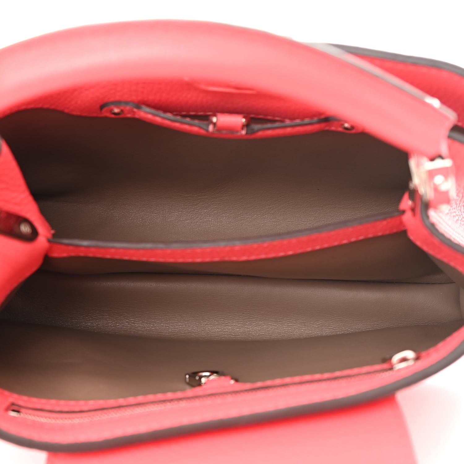 Louis Vuitton Taurillon Capucines BB Rose Litchi 5 of 17