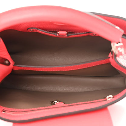 Louis Vuitton Taurillon Capucines BB Rose Litchi 5 of 17