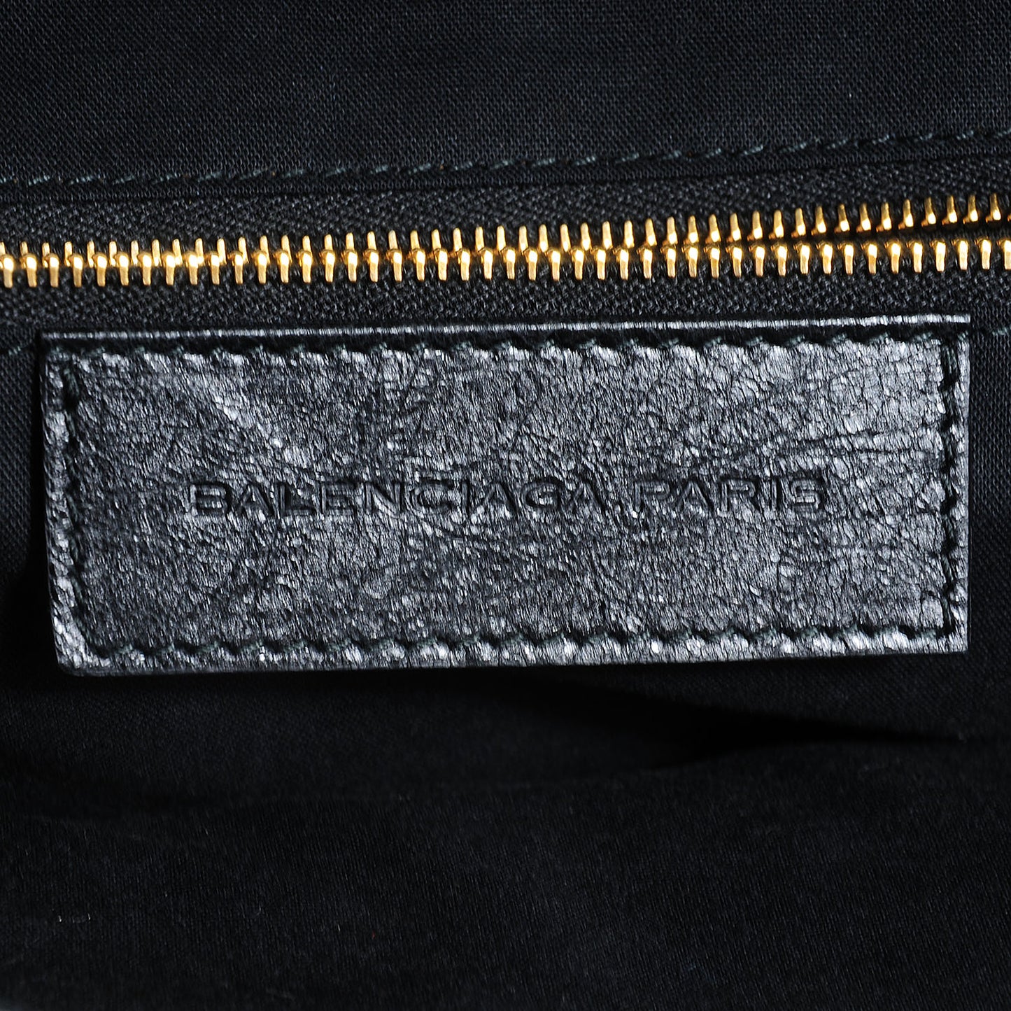 Agneau Giant 12 Gold Hardware Work Black