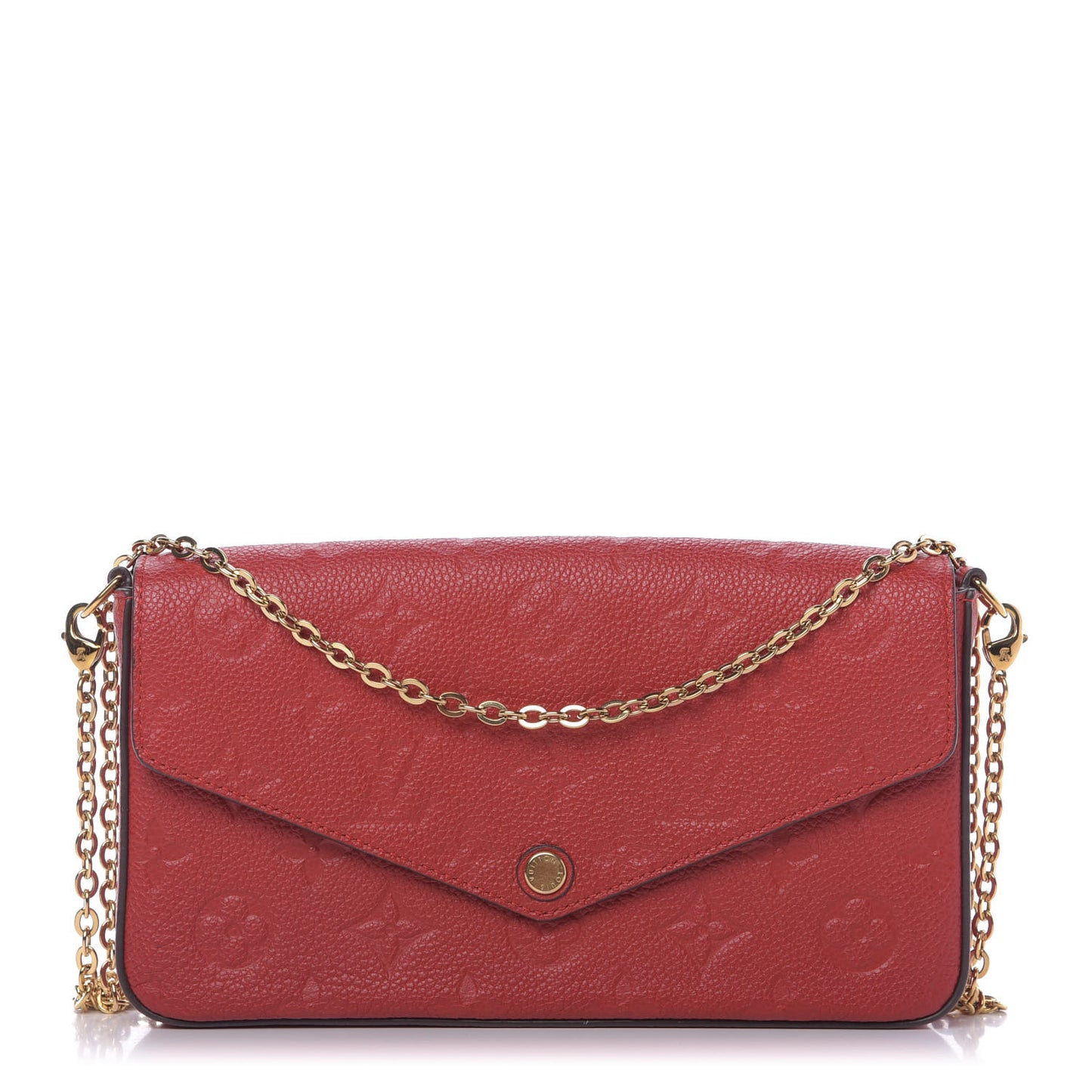 Empreinte Pochette Felicie Chain Wallet Cherry